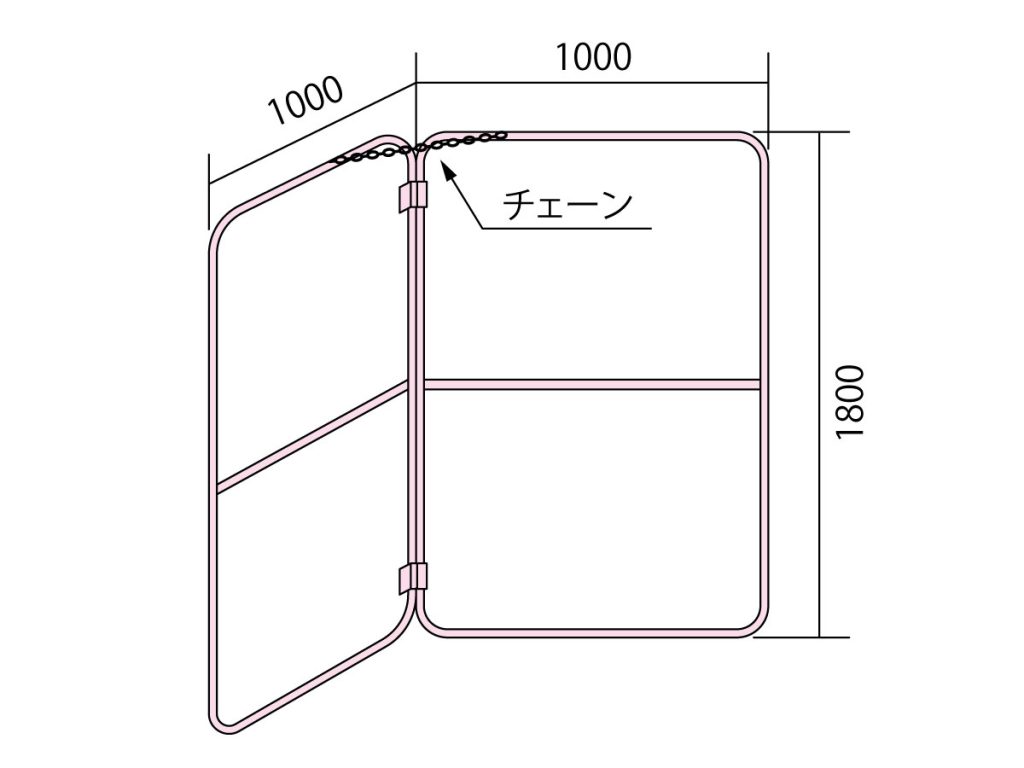 風防ユニット_L字