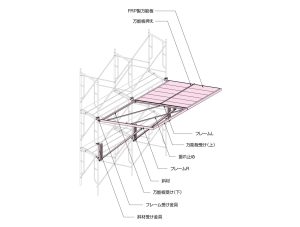 アルミ朝顔_組立構成図_直線