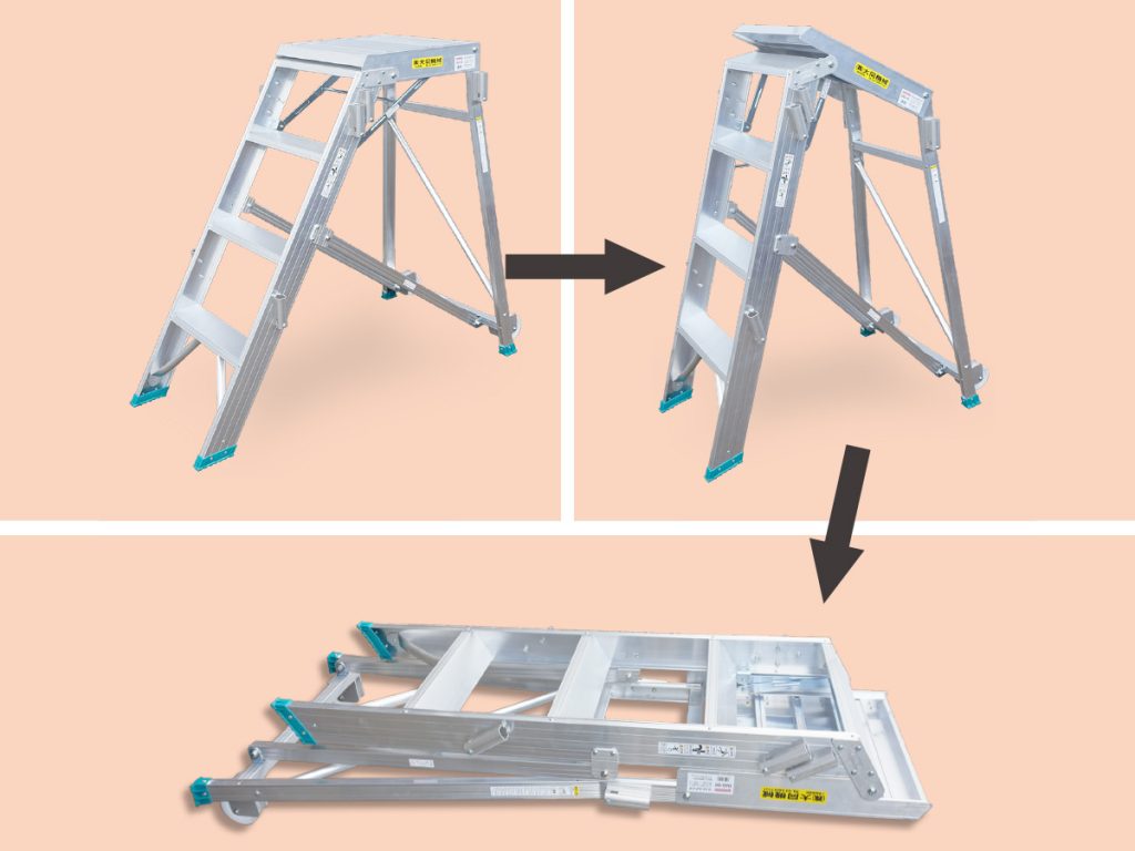 ライトステップの折り畳み方法